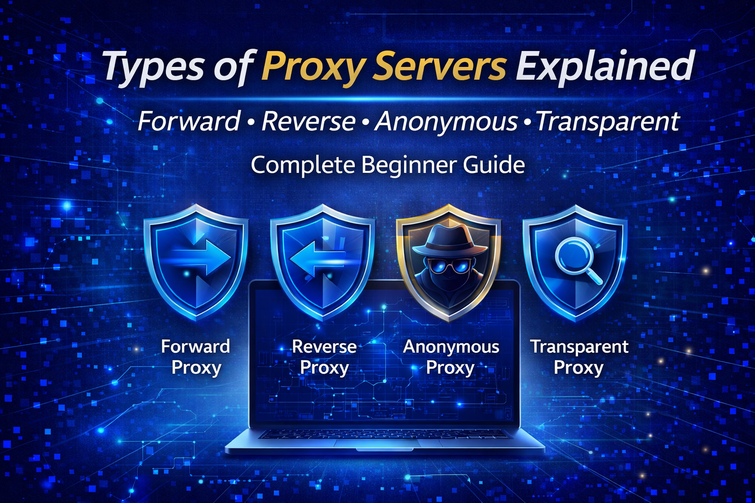 Types of Proxy Servers Explained – Forward, Reverse & Anonymous Proxy Guide